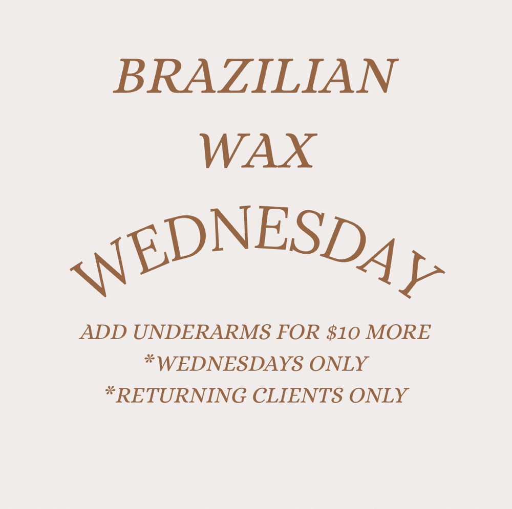 Brazilian Wax Wednesday Special at Saddle Up Waxing in Burley, ID