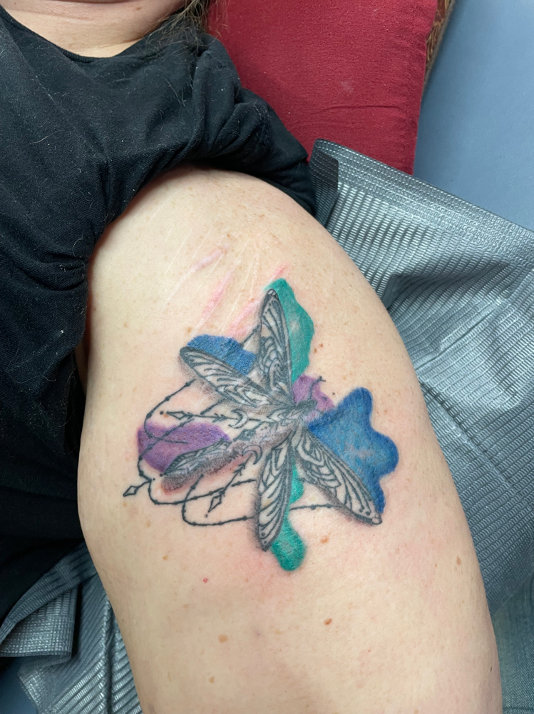 Scar Camouflage Tattoo