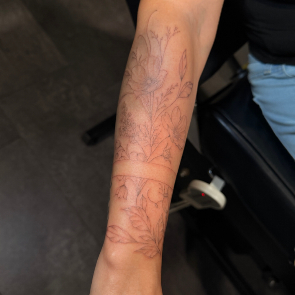 ✨ Large Fine Line Tattoo at BrowTourage in Fall River, MA