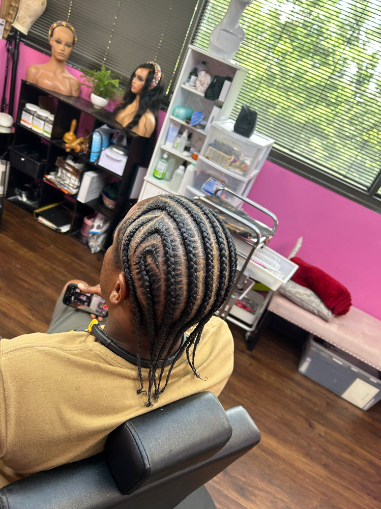 Men Design (Stitch Braids)