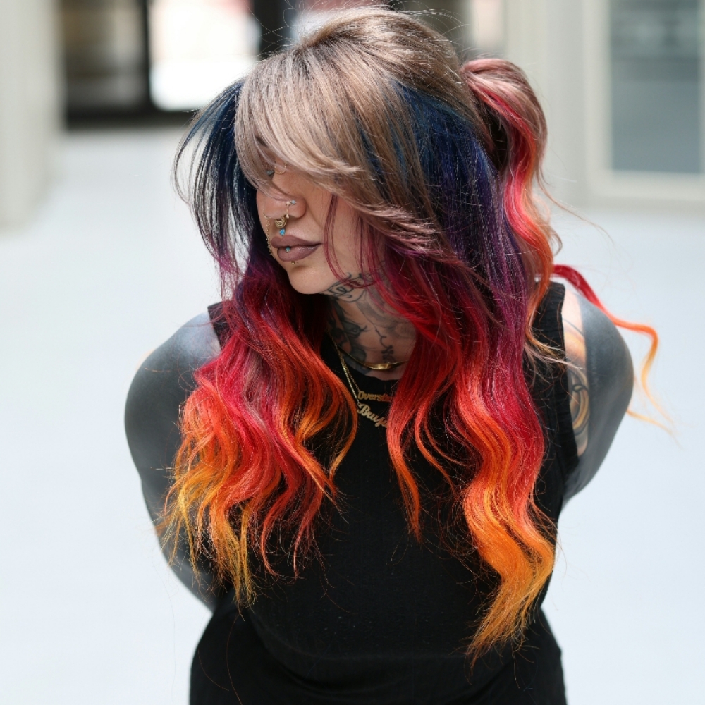 Customized creative color at Midnight Gloss Society in Cranston, RI