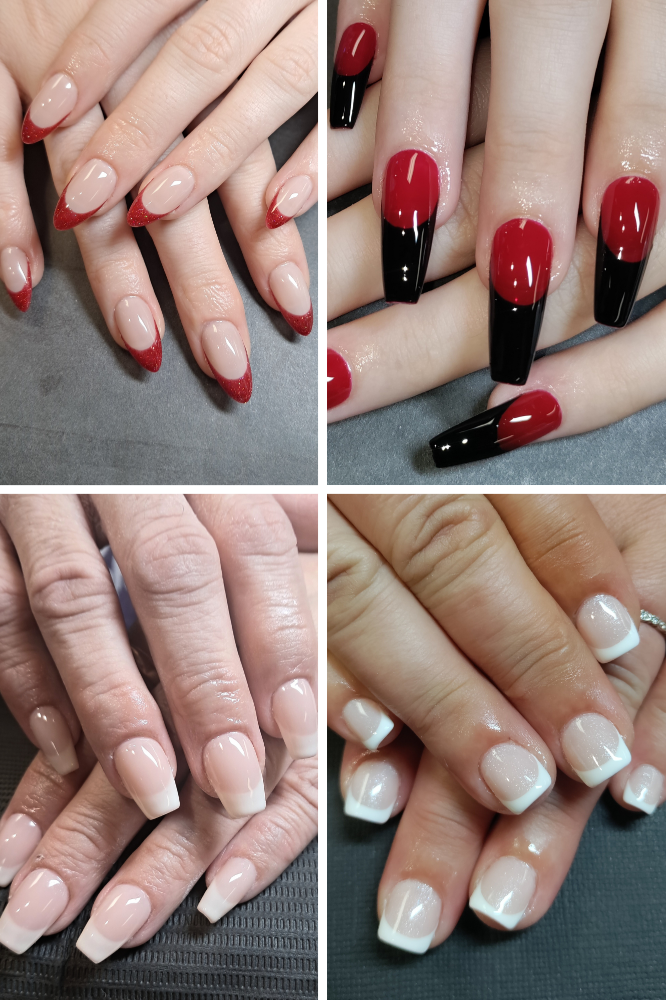 Gel X Full Set - French (No Art)