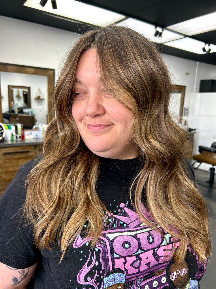 partial foil at Deya Does My Hair in Logan, UT