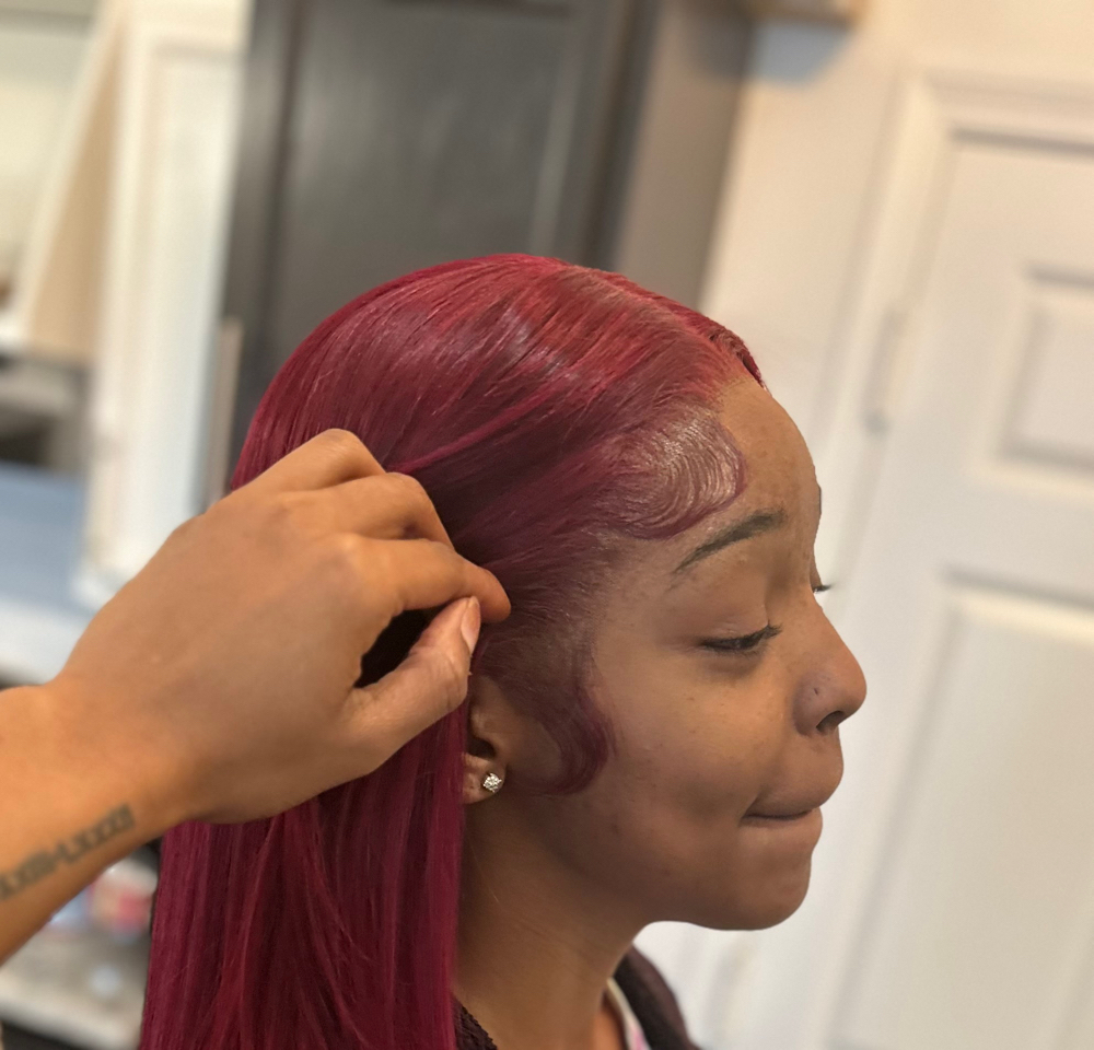 Wig Installation at Dreya The Artist in Grand Prairie, TX