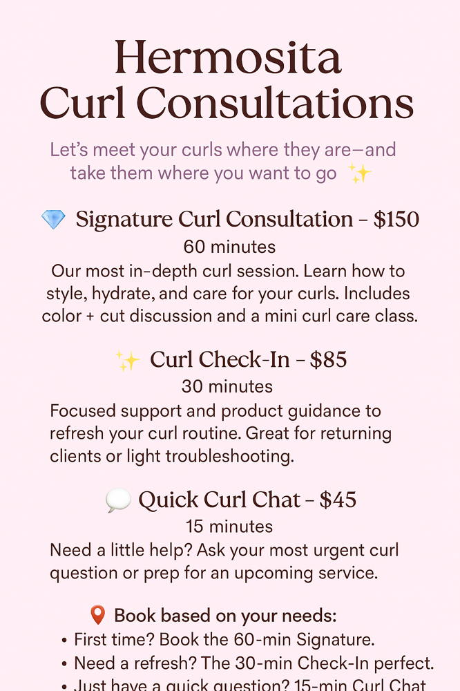 Hermosita Curl Consultations