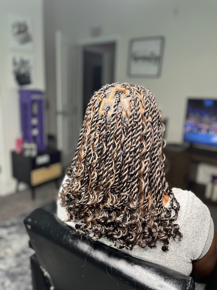 Knotless Twist Bob at Keyzkreativestylz in Chesapeake, VA