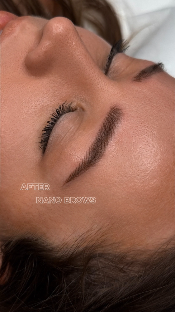 NANO Brows (hair stroke) PMU at Vogetica Beauty Lab (Regina) in Dallas, TX