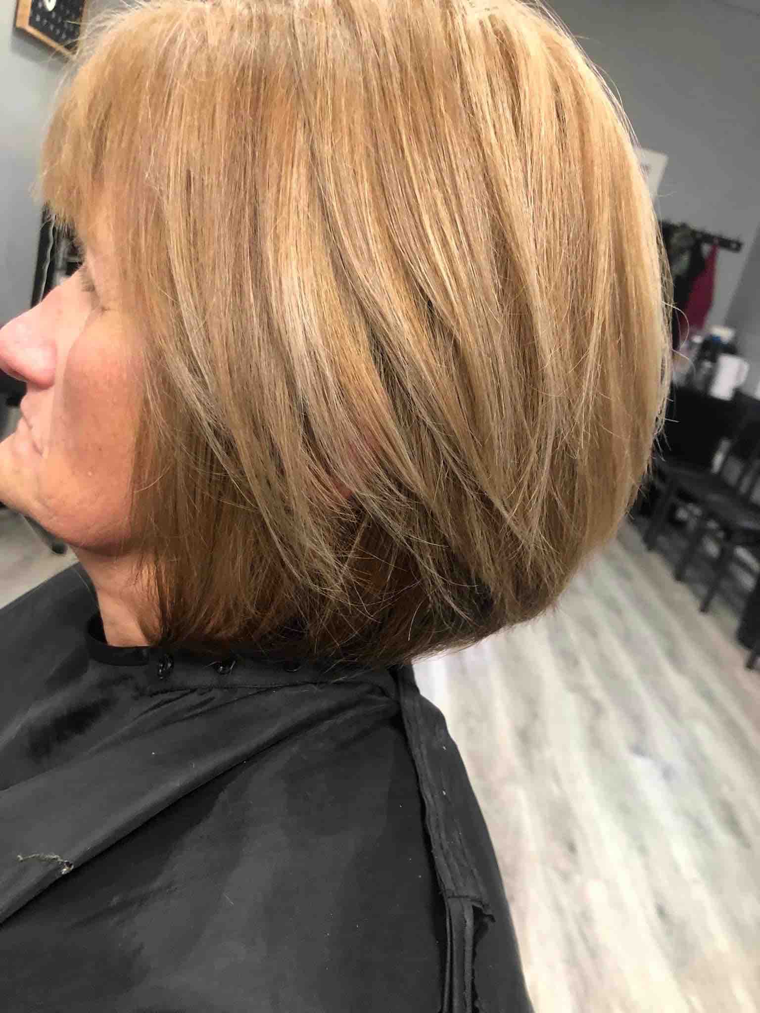 Woman’s Haircut And Blowdry