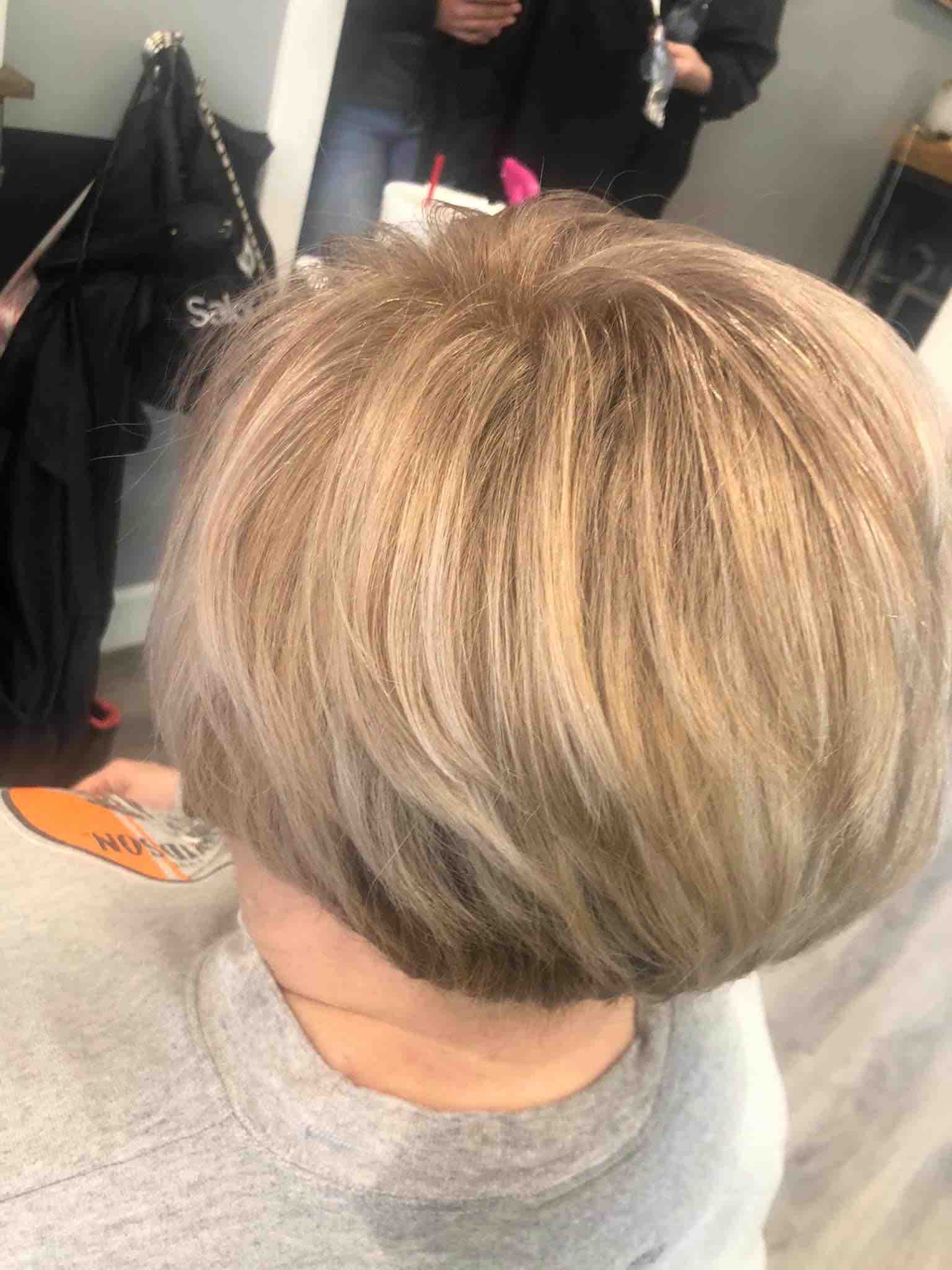 Color Root Touch With Partial Foil