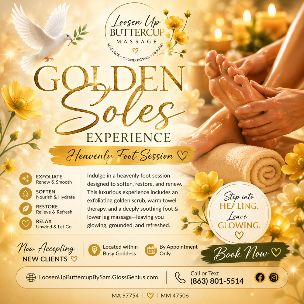 Golden Soles Experience at Loosen Up Buttercup Massage, LLC in Okeechobee, FL