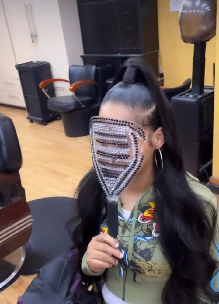 Half Up Half Down at Lonna Styles in Stockton, CA