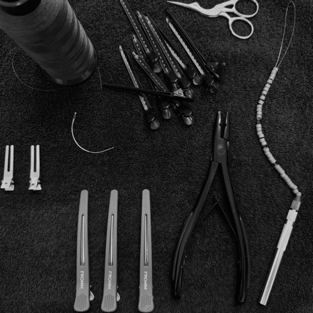 tinsel extentions at White House Salon in Kansas CIty, MO