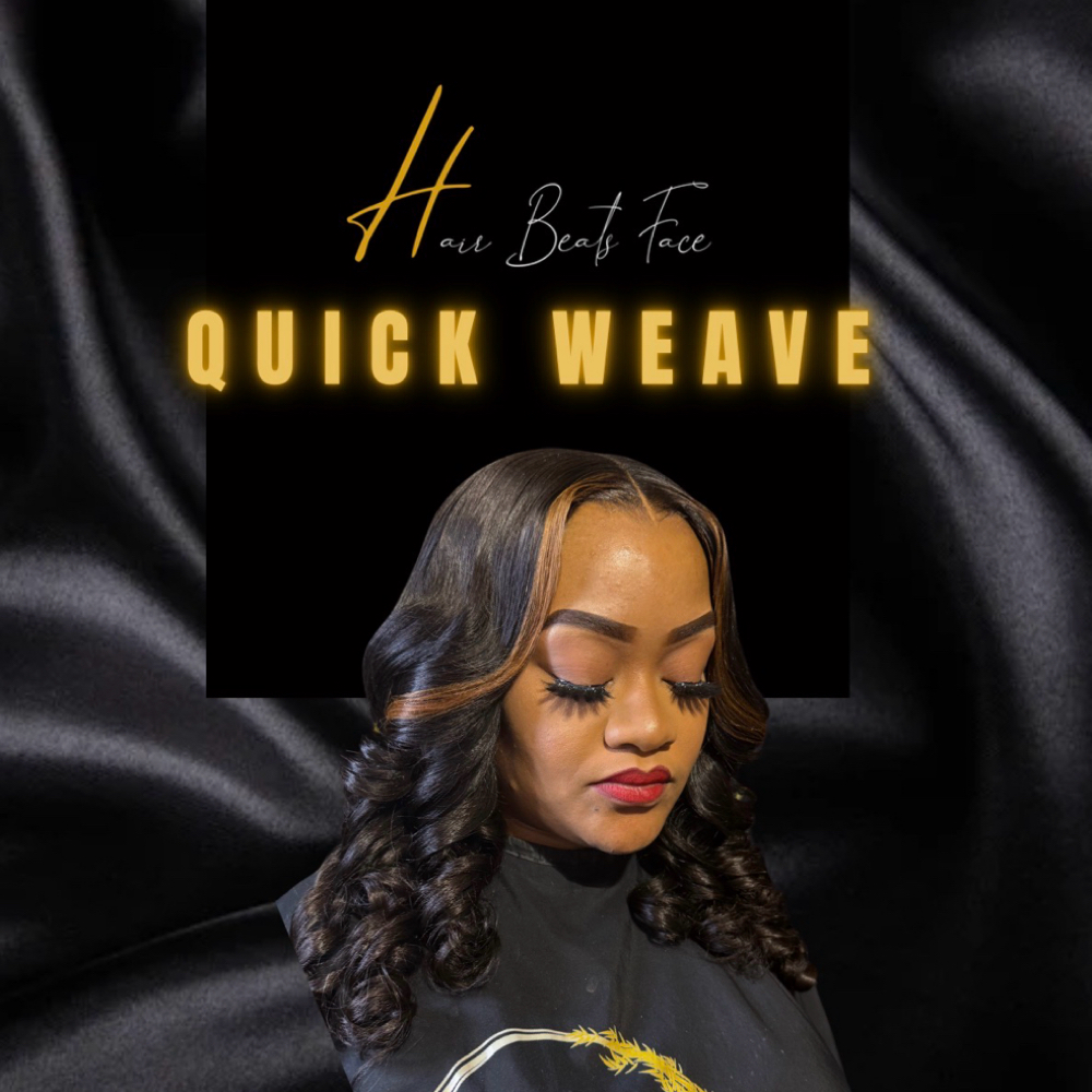 FLAWLESS QUICK-WEAVE INSTALL at Hairbeatsface in Detroit, MI