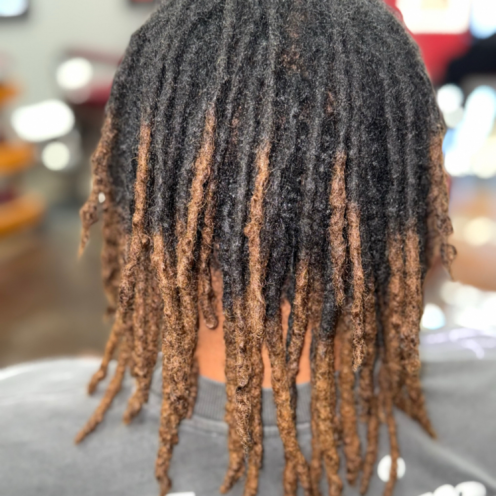 Locs Lightening (No Color Added) at LASHDAE of Roots To Royalty Studio in Phoenix, AZ