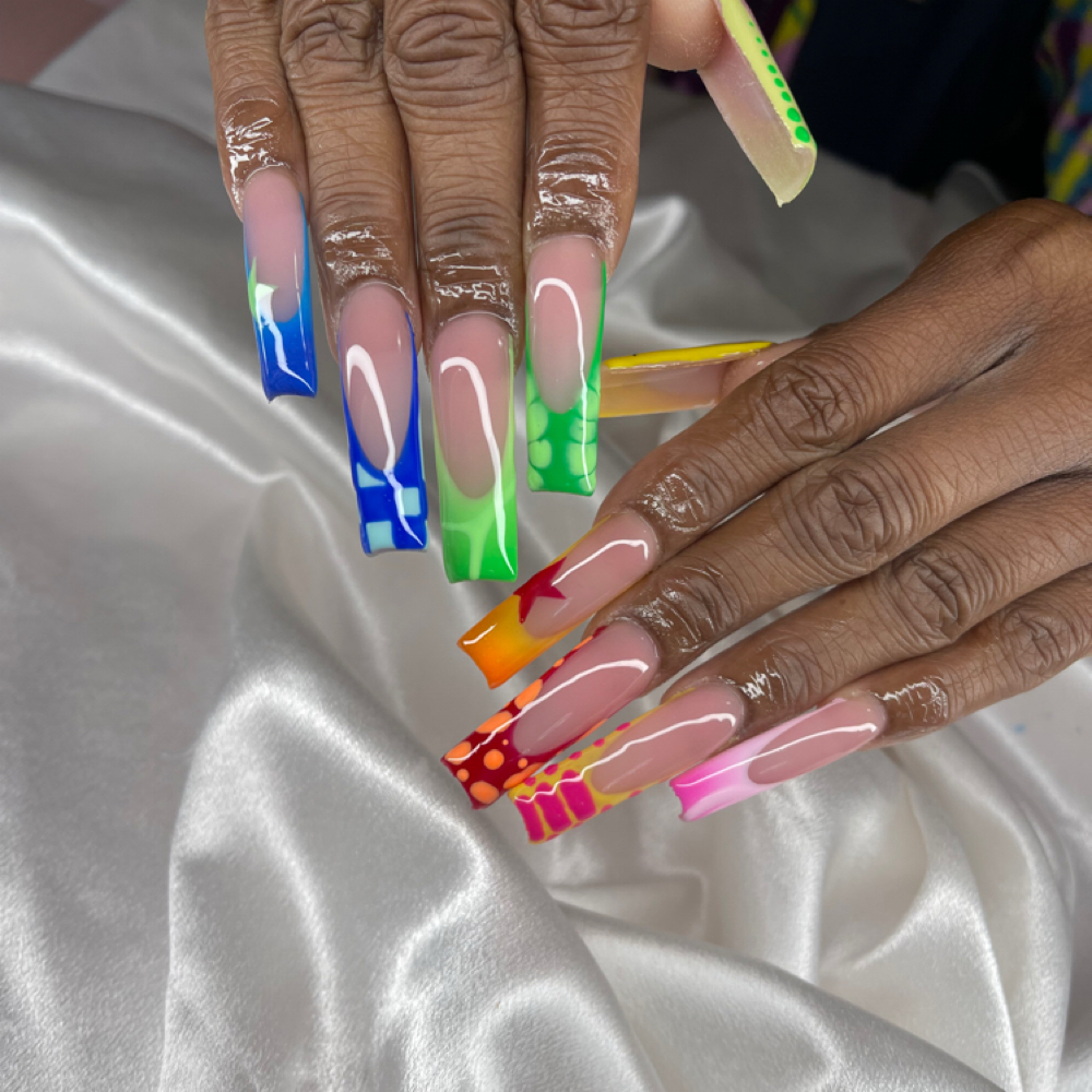Extra Long Acrylic Fullset at The Beauty Collective in Des Moines, IA