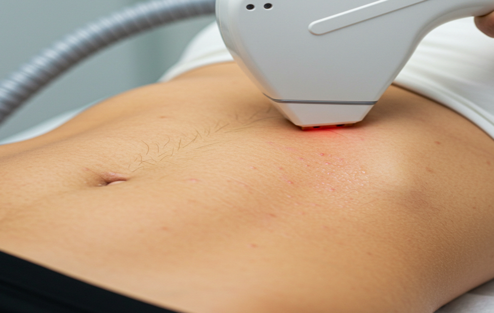 Large Area Laser Hair Removal