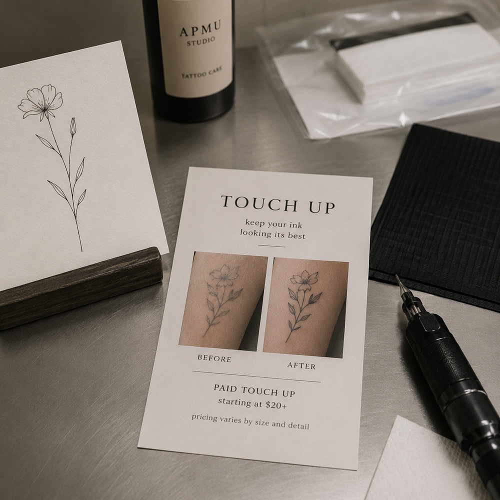 Paid Tattoo Touchup at Little Lines | APMU in Augusta, GA