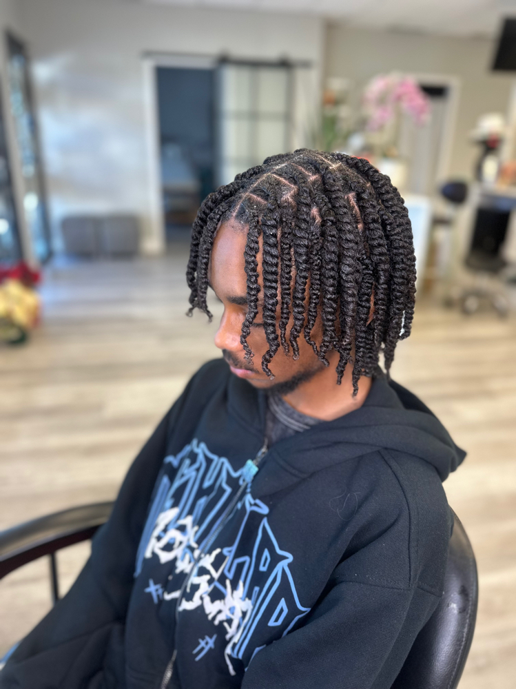 Natural Two Strand Twist Short Hair