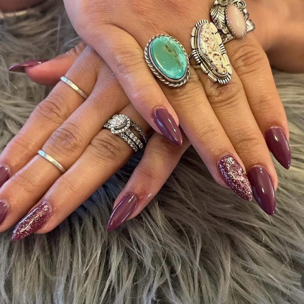 Long Structure Gel Manicure at Demigloss Nails in Medford, OR