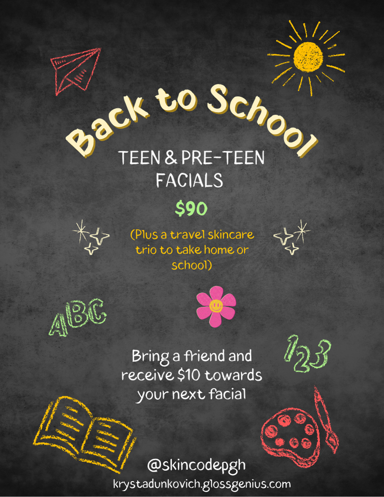 Back 2 School Facial 📚