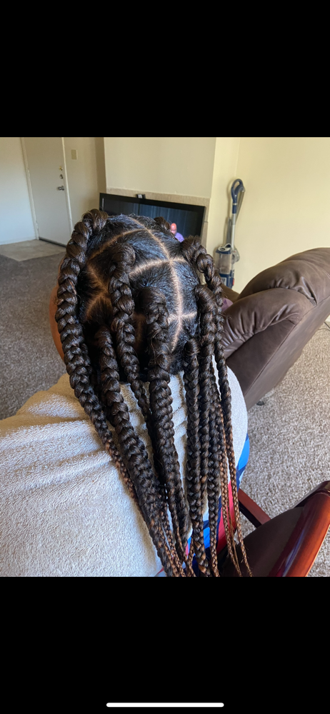 Large Box Braids