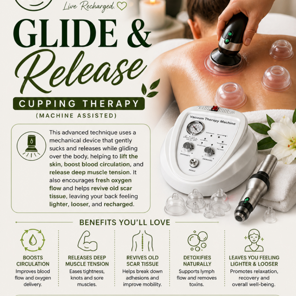 Glide & Release Cupping therapy at Beauty Bomb Spa in Lawton, OK