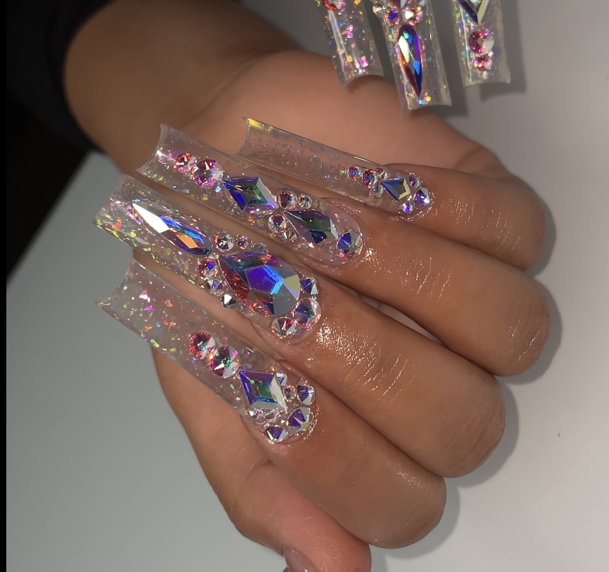 Bling Set at Nailed By Christiana in Tucson, AZ