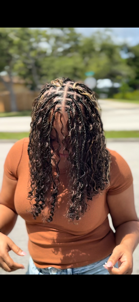 Boho knotless Bob at HBL STUDIO in Vero Beach, FL