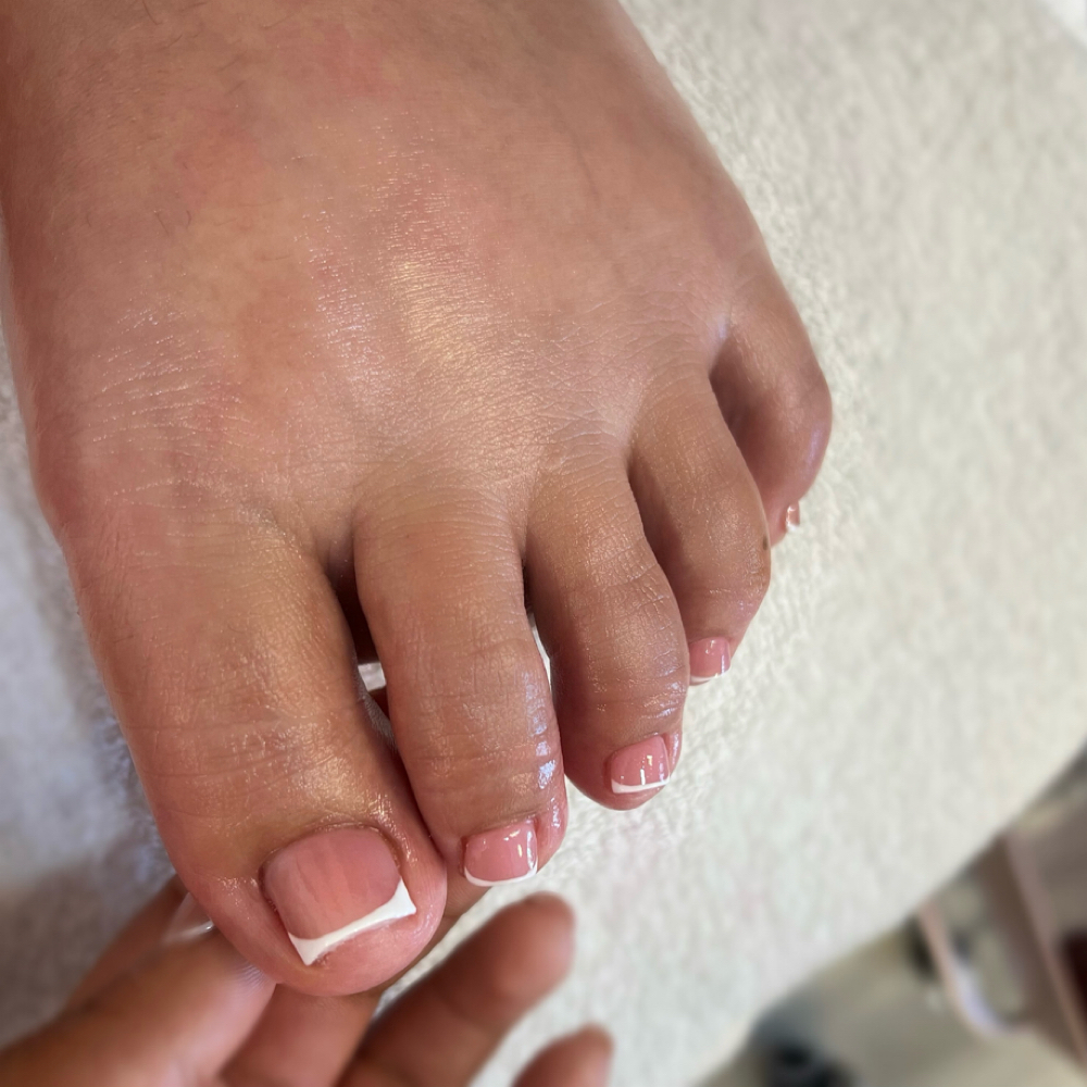 Full set Toe + Pedicure at Spa Golden Nails in West Valley City, UT