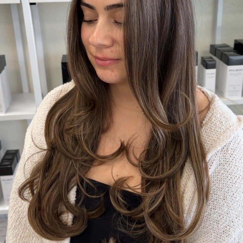 Alexia Long Haircut at Good Company Salon in Tustin, CA