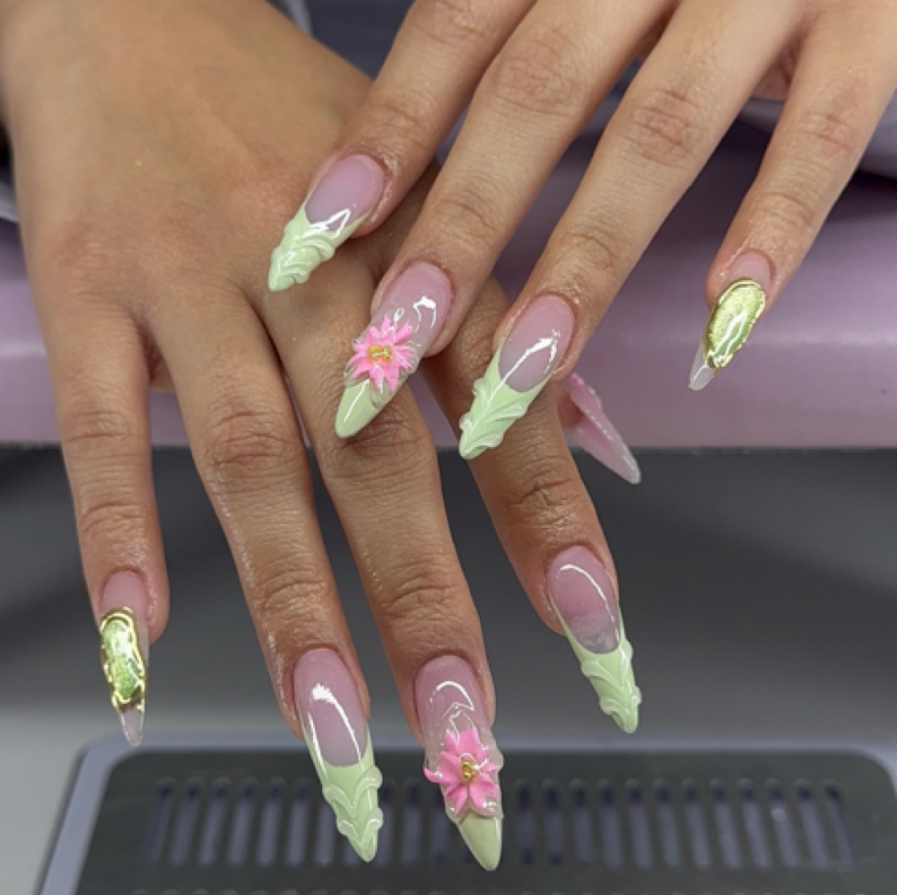 XL acrylic at Pearlynailz in Pasadena, TX