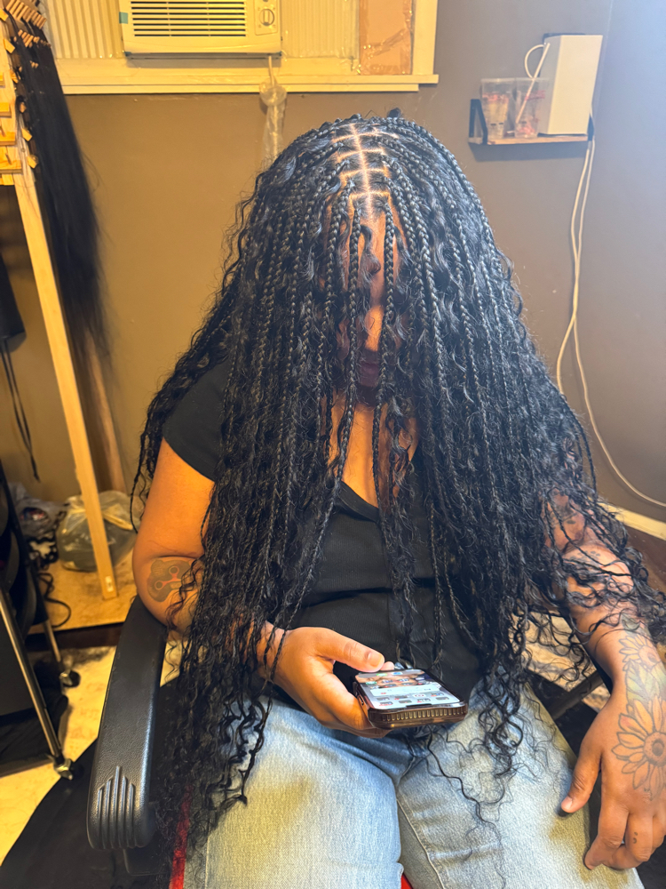 Small Boho Knotless