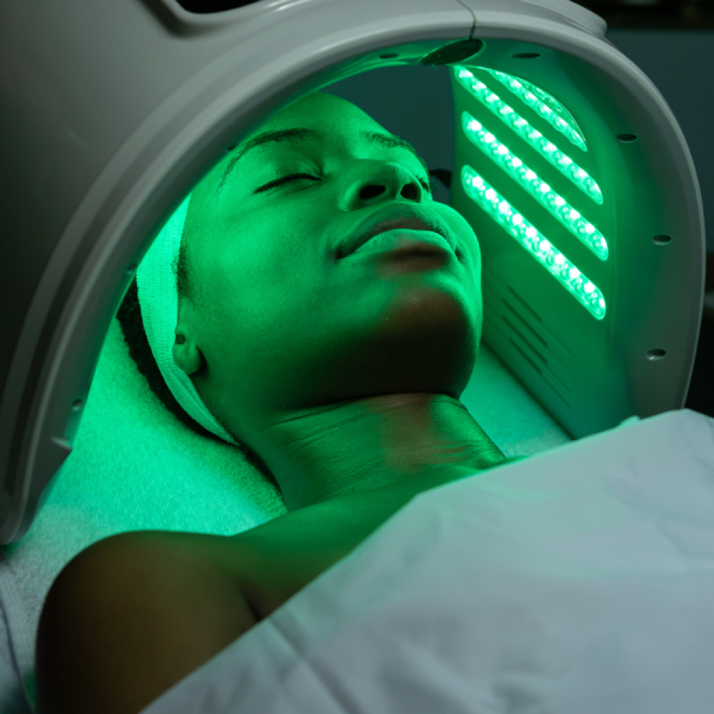 LED Facial Mask Therapy at Maryna Skin Studio in Chicago, IL