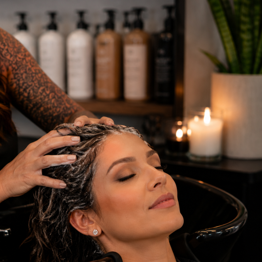 Scalp Renewal Treatment at Milk and Honey Hair Collective in Auburn, CA