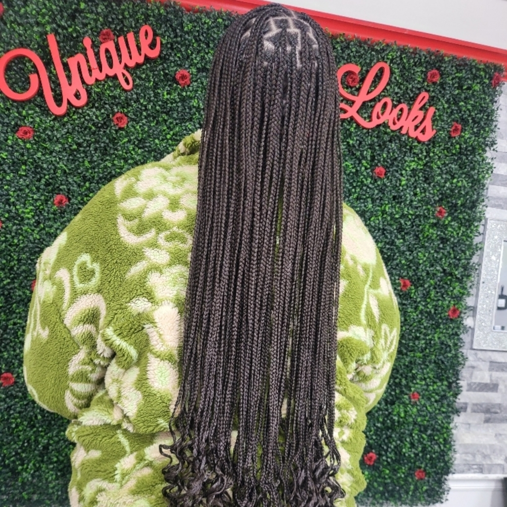 Knotless Braids at @ivtebeautyplace in Suitland  Md, MD