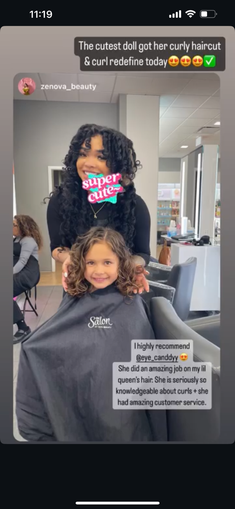 Curly (KIDS) Cut 💇🏽‍♀️