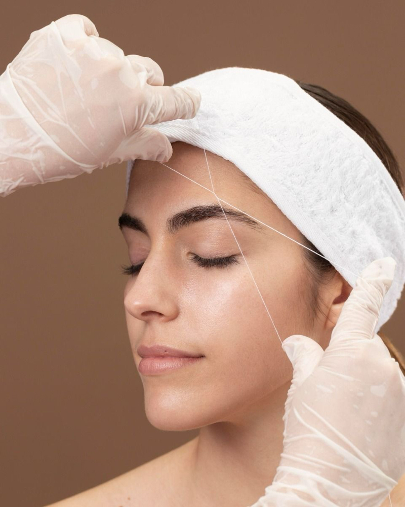 Full Face Threading (lips , Chin)