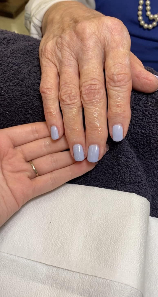 regular polish manicure