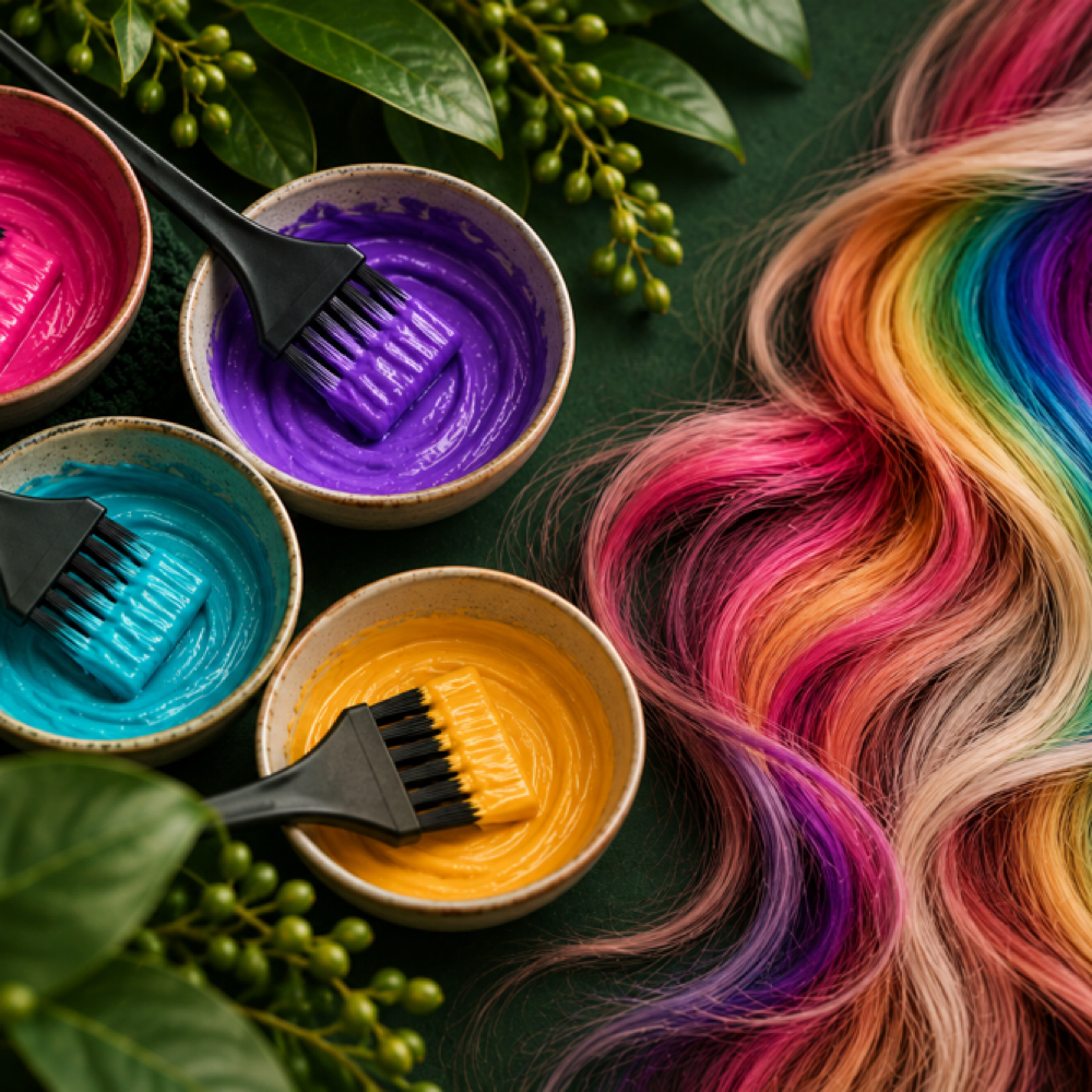 Fancy Rainbow Hair - Retouch at Laura at Falls Rd Hair in Shelburne, VT