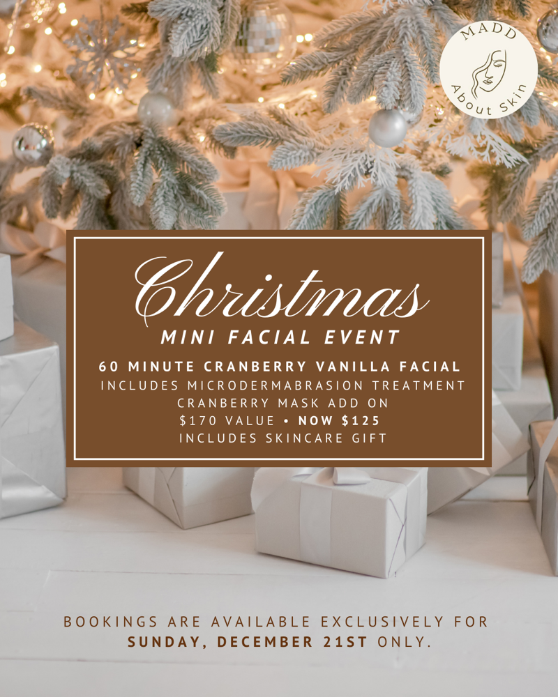 Christmas Facial Event Sun 12/21