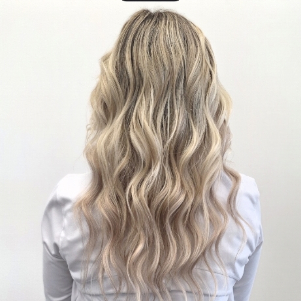 Initial 16" Install + Hair at Blonding With Latisha in Andover, KS