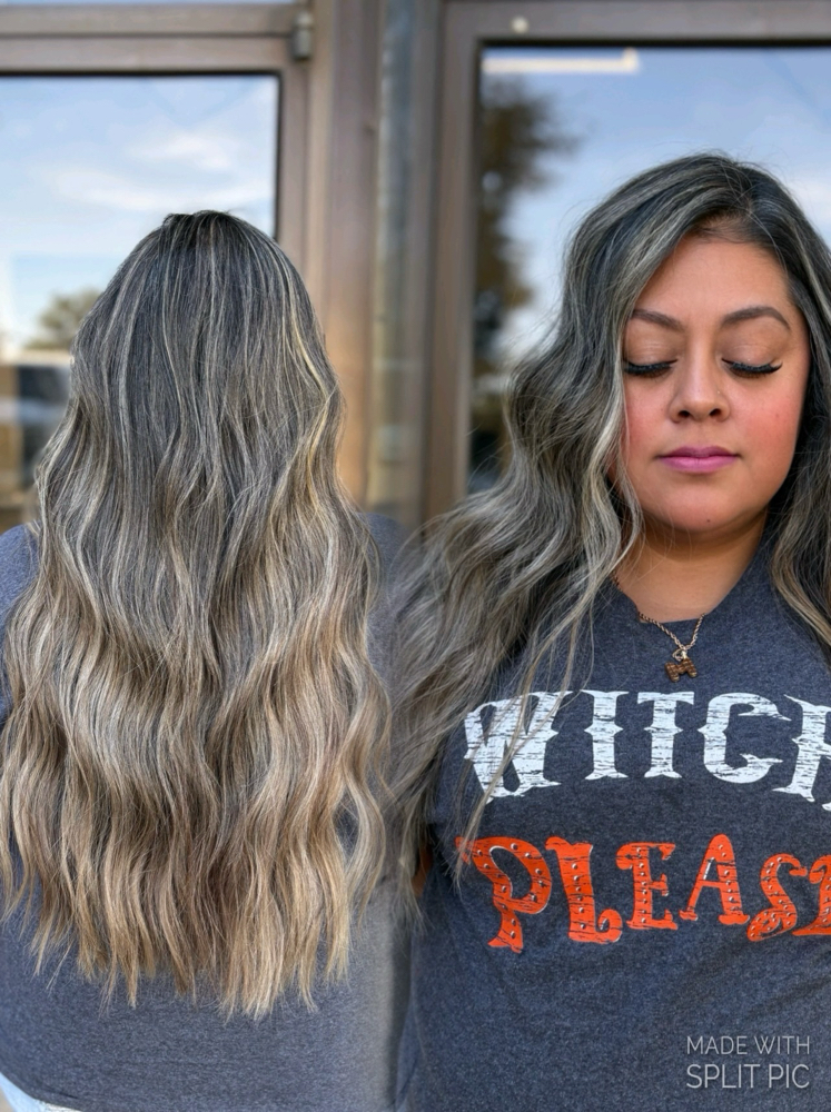 Blonding w/ Extensions