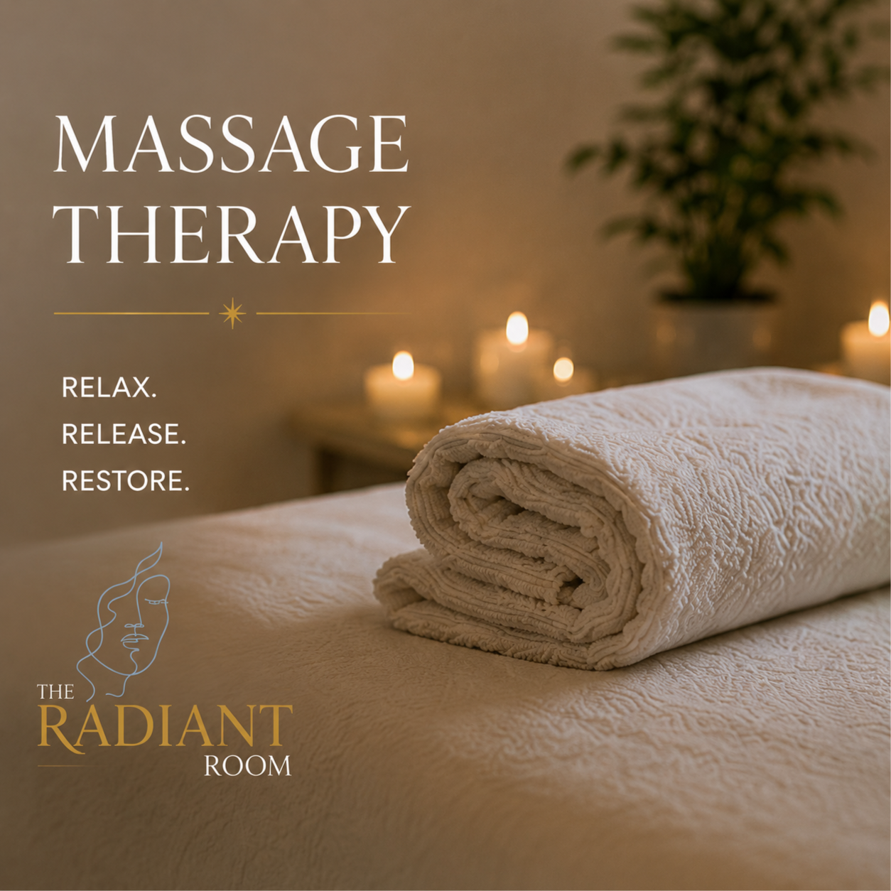 Massage Therapy at The Radiant Room in McAllen, TX
