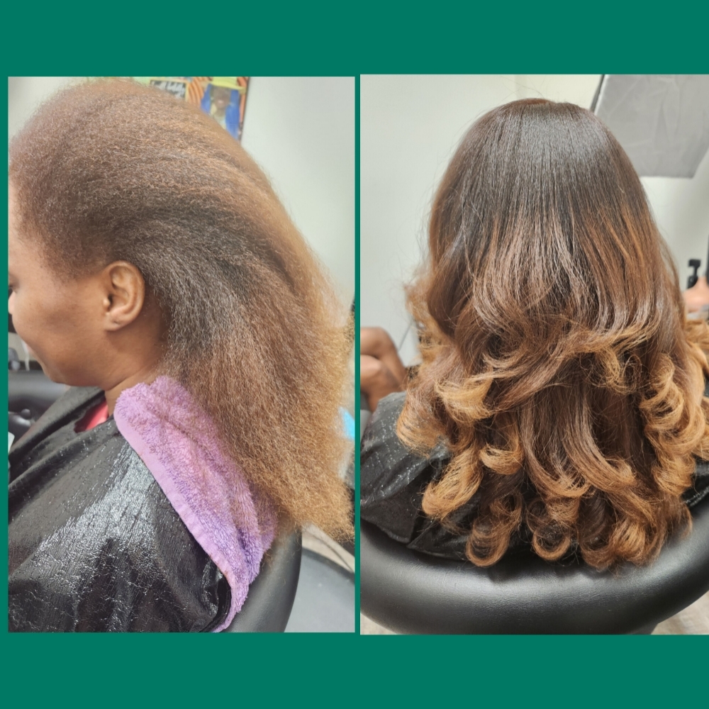 Silk Press at Divine Elements by Temi in Hampton, GA