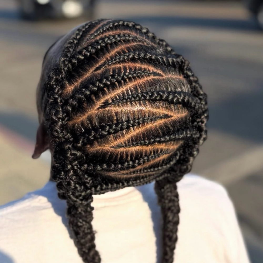 Natural Braids at Ecstatic Crowns in Inglewood, CA