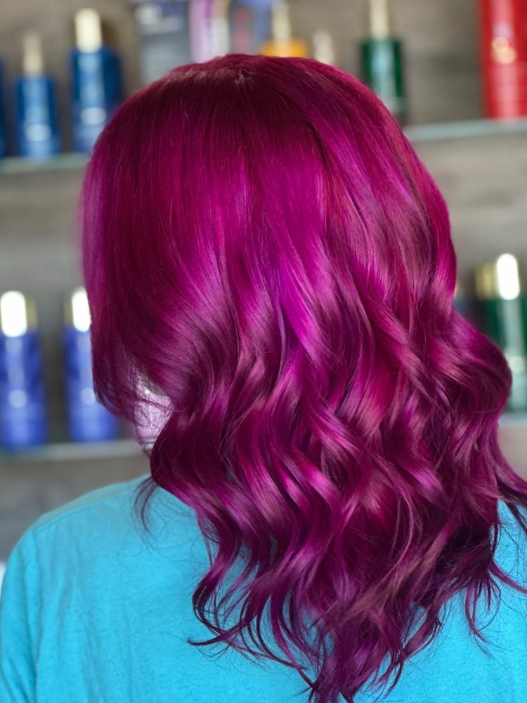 Vivid Color at B. Beauty in Virginia Beach, VA