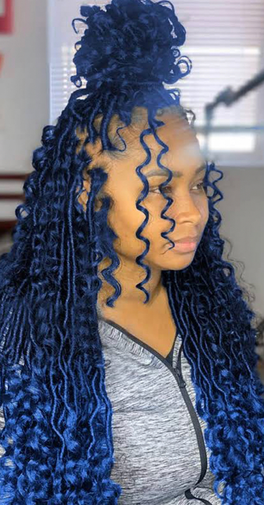 faux locs (lower Back)
