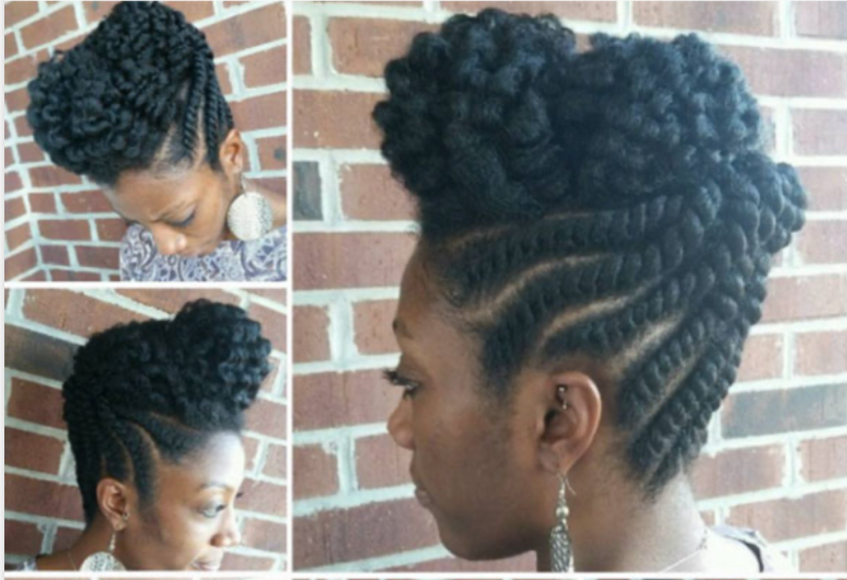 Add On Natural Hair Updo