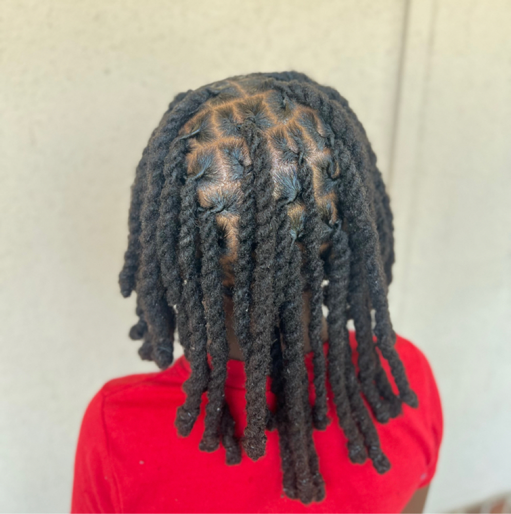 Kids Retwist & Style (12 & Under) at Locs By Adore in Greenville, SC
