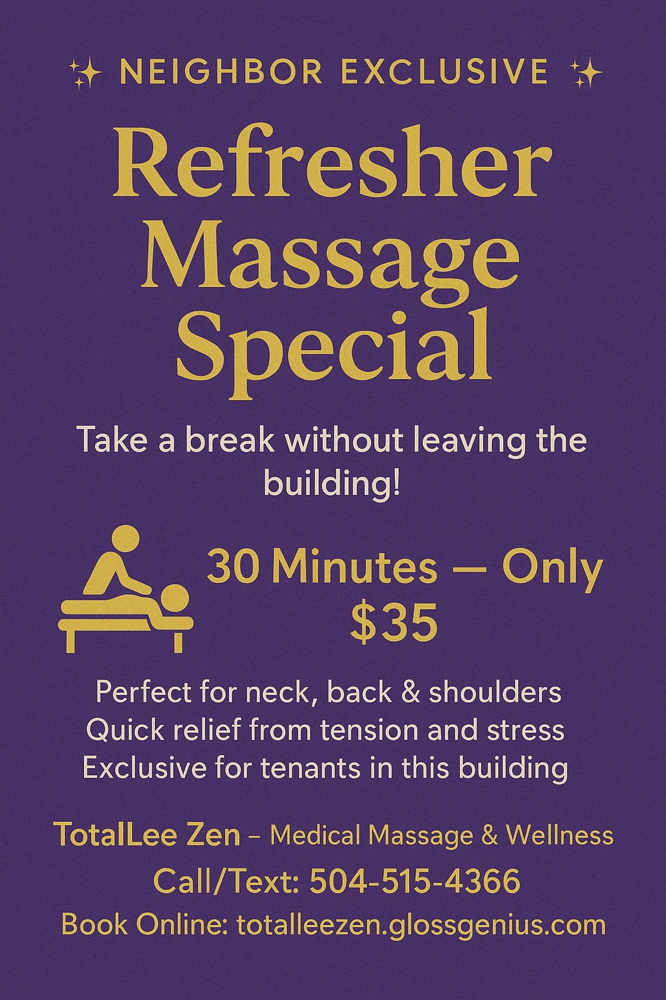 Zen Reset 30 Min Massage